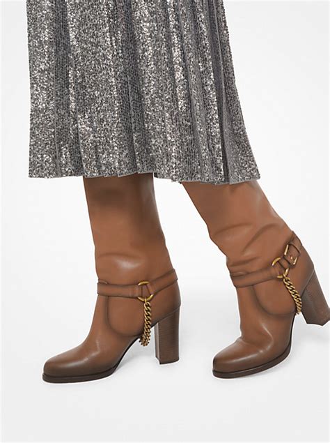 michael kors burnished boots.